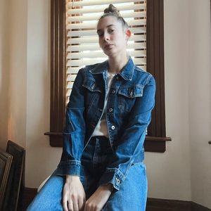 SOLD VINTAGE Denim Jacket, 100% Cotton